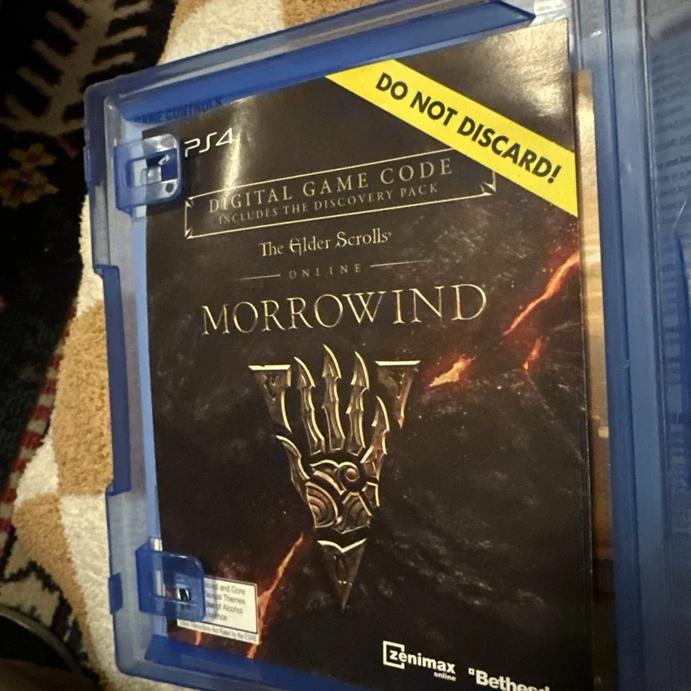 The Elder Scrolls Online Morrowind Sony PlayStation 4 PS4 Bethesda 2017